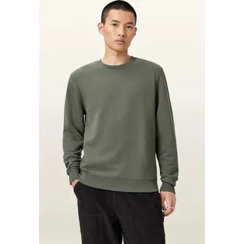 Dámská mikina Bavlněná mikina AllSaints RAVEN CREW M037NB zelená 78X, vel. XL