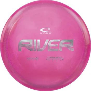 Disc golf Latitude 64° RIVER Opto AIR Barva: Růžová, Váha: 156 g