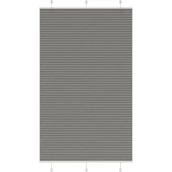 Roleta Roleta plisé antracitová 115x200 cm Šířka látky