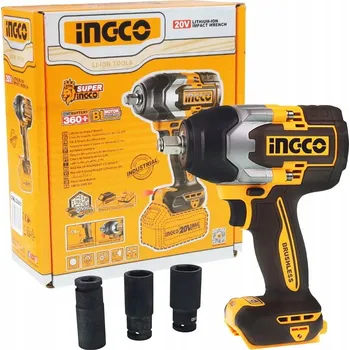 AKUMULÁTOROVÝ RÁZOVÝ UTAHOVÁK 1/2", 850 Nm, 20V CIWLI20851 INGCO