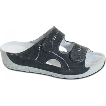 Dámská zdravotní obuv Pantofle TEKLA zdravotní obuv dámská šedá 0T-B16/1/TL Medistyle 43 (Novinka 2020)