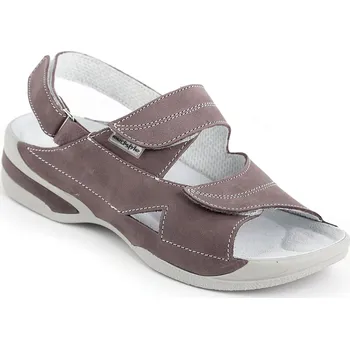 Dámská zdravotní obuv Sandále LUCY zdravotní obuv dámská šedofialová 5L-E2LA Medistyle 39