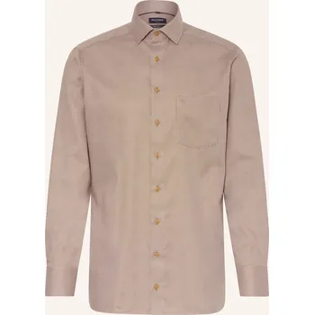 Pánská košile Olymp Pánská Košile Luxor Modern Fit, hnědá, 40