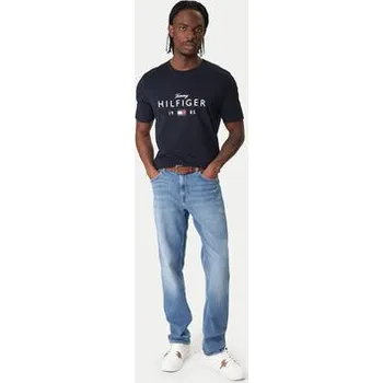 Pánské džíny Tommy Hilfiger Jeansy Denton MW0MW41886 Modrá Straight Fit 31_32