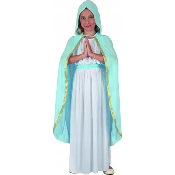 Karnevalový kostým KOSTÝM PŘEVLEK MARIA PANNA NA VÁNOČNÍ HRY, VELIKOST 130/140 CM (L)