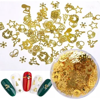 Vánoční dekorace VÁNOČNÍ ozdoby SNĚHOVÉ VLOČKY zimní plechové ozdoby mix 3D