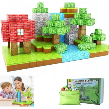 ostatní stavebnice Stavebnice 48 dílů Konstrukční čtvercové bloky Pixele Krychle