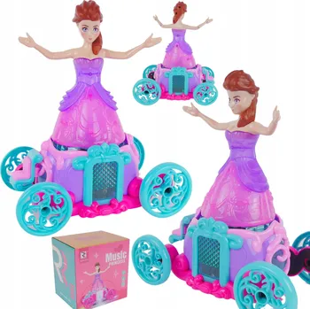 Panenka Panenka Panenka v Kočáře Hrací Skříňka Interaktivní Princezna Světlo Melodie