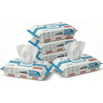 Utěrka Utěrka bavlna Cleeny v balení 600 ks modrá