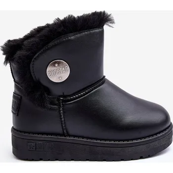 Dívčí obuv Dětské sněhule s vyplněním z kožešiny černé Big Star MM374082 30