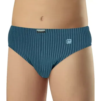 Slipy Pánské slipy bavlna/lycra Andrie PS 3537 petrol velikost 3XL-62/64