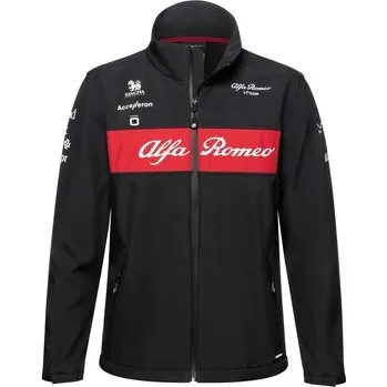 Pánská softshellová bunda Alfa Romeo F1 Team týmová softshell bunda černá - XXL