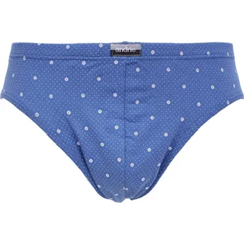 Slipy Pánské slipy bavlna/lycra Andrie PS 3572 modrá velikost 4XL-66/68