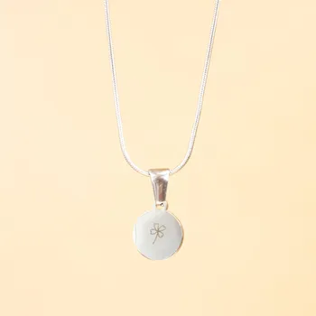 Náhrdelník Náhrdelník Vibe - čtyřlístek Barva: Stříbrná, Délka řetízku: 45 cm