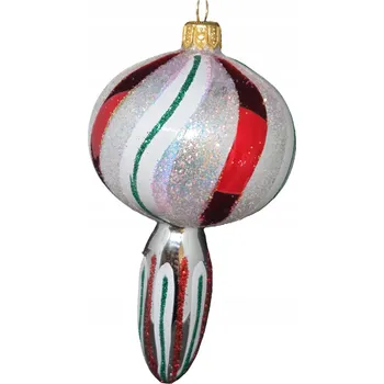 Vánoční dekorace Vánoční Baňky tvarované vánoční koule 13,5 cm 1 ks