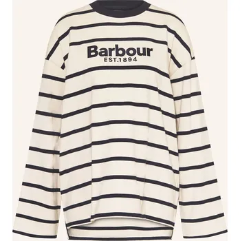 Dámská mikina Barbour Dámská Oversized Mikina Maeve, režná / tmavě modrá, 38