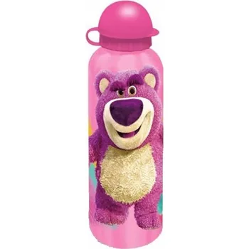 Láhev Disney Toy Wars Lotso Růžová hliníková láhev s víčkem 500 ml
