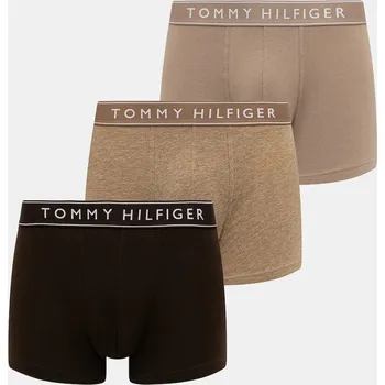 Boxerky Boxerky Tommy Hilfiger 3-pack pánské, šedá barva, UM0UM03520 01A, vel. XL