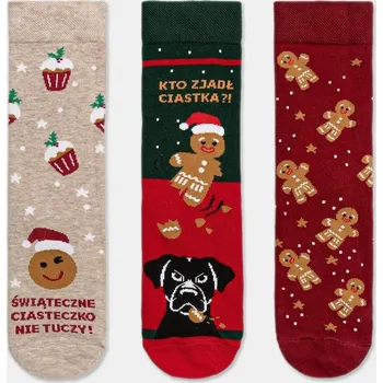 Pánské ponožky Bavlněné ponožky Medicine 3-pack více barev RW25-LBDA04 vícebarevná MLA, vel. 39/41