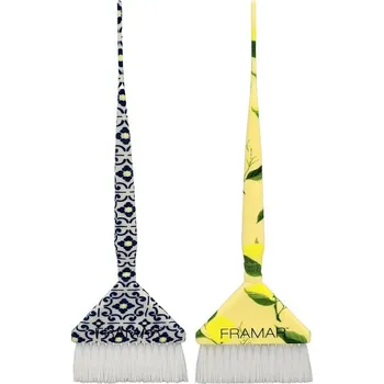 Kosmetický štětec FRAMAR Sada štětců na barvení LIMONCELLO 2 kusy