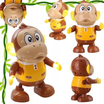 autíčko TANČÍCÍ OPICE POHYBLIVÁ SVĚTELNÉ A ZVUKOVÉ EFEKTY NA BATERIE
