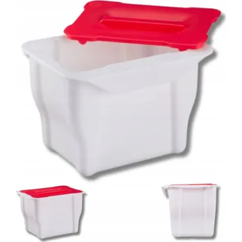 Odpadkový koš Závěsný koš na kuchyňský odpad Bio Třídění Odpadu Nádoba 5L