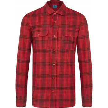 Pánská košile Pracovní košile bavlněná kostkovaná Portwest KA307 RER vel. M