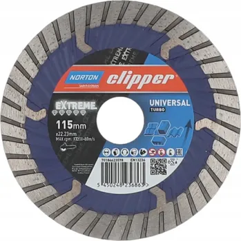 Řezný kotouč Diamantový Kotouč Norton Extreme Universal 115 mm