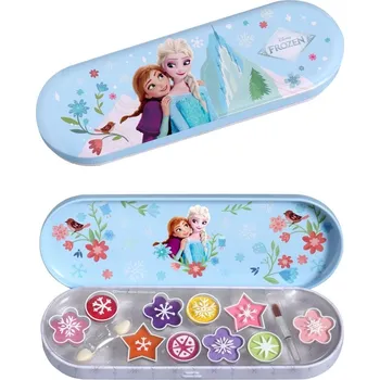 Make-up AIRVAL FROZEN SADA KOSMETIKY NA LÍČENÍ OČNÍ STÍNY A LESKY NA RTY + BOX