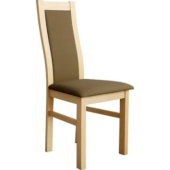 Jídelní židle Jídelní židle ZOE dub/tmavě hnědá