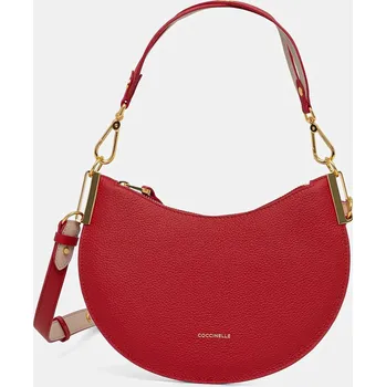 Kabelka Kožená kabelka Coccinelle COCCINELLESUNUP béžová barva, E1.QKF.13.03.01 33X, vel. ONE SIZE
