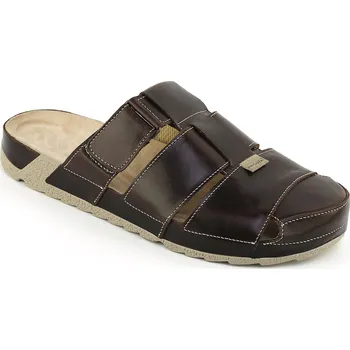 Pánská zdravotní obuv Pantofle MAREK zdravotní obuv pánská hnědá 7M-J14 Medistyle 46 (plná špice)