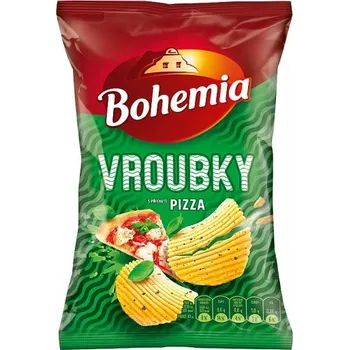 Slaná pochutina Bohemia Vroubky s příchutí pizza 55g