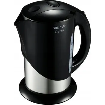 Rychlovarná konvice Elektrická varná konvice Zelmer Crystal 2200 W 1,7 l černá