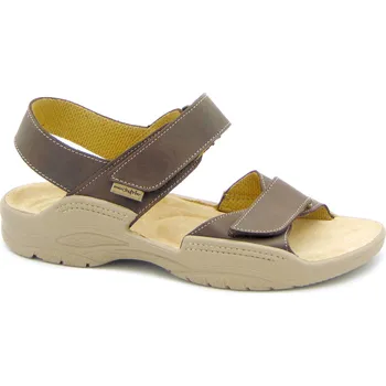 Pánská zdravotní obuv Sandál KAREL zdravotní obuv pánská hnědá 2K-M24 Medistyle 44