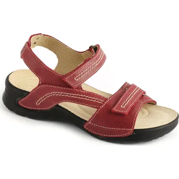 Dámská zdravotní obuv Sandále SAŠA zdravotní obuv dámská červená LS-T25 Medistyle 39