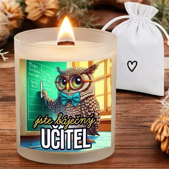 Svíčka Ahome Báječný učitel Vanilka
