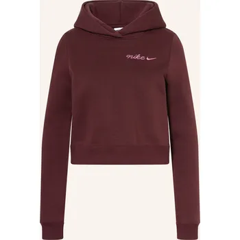 Dámská mikina Nike Dámská Mikina S Kapucí, tmavě červená, 42