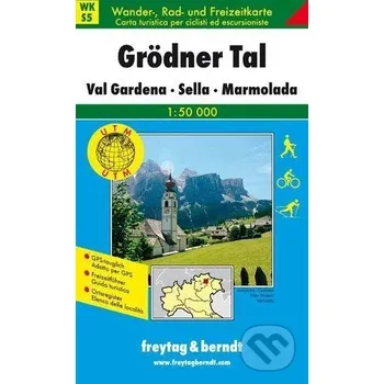Grödner Tal: Val Gardena, Marmolada 1:50 000 - freytag&berndt freytag&berndt