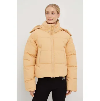 Bunda Rip Curl dámská, béžová barva, zimní, oversize 000WJA 10A, vel. L