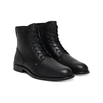 Dámské kozačky Tommy Hilfiger Kozačky Corporate FM0FM05577 Černá 43