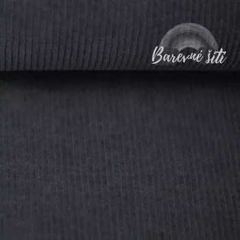 Nicky Velur, manšestr Jeans (E) (Bavlněný velur s elastanem)