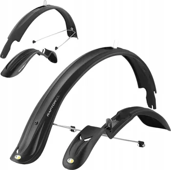 Blatník na kolo Sada blatníků Simpla Raptor Long Stays, černé
