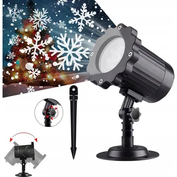 Světelný efekt VÁNOČNÍ LED PROJEKTOR LASEROVÝ PROJEKTOR NA DŮM VODOTĚSNÝ