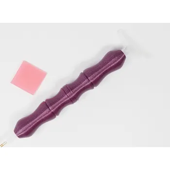 Diamantové malování Diamantovací tužka - Široká (3D tisk) Barva: Fialová