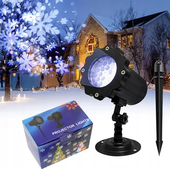 Projektor VÁNOČNÍ LASEROVÝ PROJEKTOR NA DŮM PROJEKTOR S MOTIVY