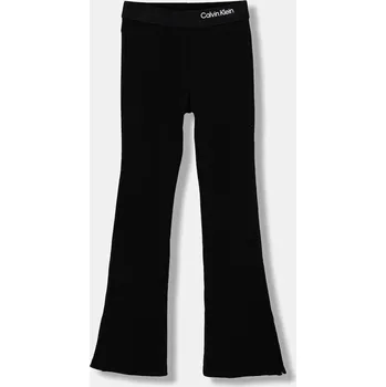 Dívčí legíny Dětské legíny Calvin Klein Jeans černá barva, IG0IG03003 IG0IG03003.128.170.9BYA 99X, vel. 152