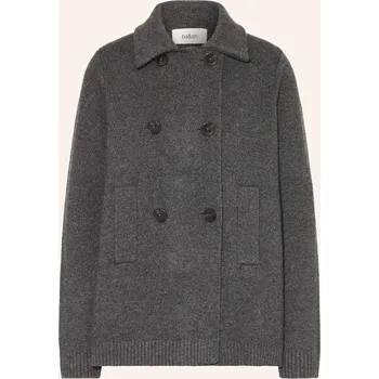 Dámský svetr Ba&Sh Dámská Pletený Kardigan Vesta, tmavě šedá, 34