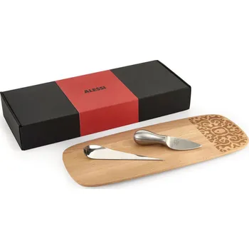 Kuchyňský nůž Alessi, Sada na servírování sýra Alessi & Cheese, dárkové balení, 3 díl. - Formadore