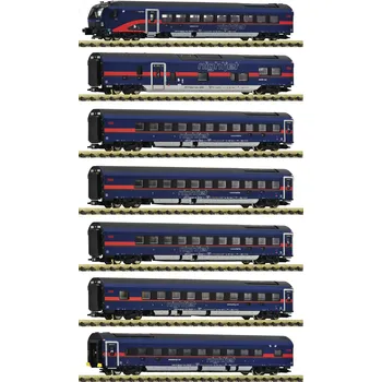 Modelová železnice N - DCC - 7 dílná sada vozů Nightjet, ÖBB / Fleischmann 6270065